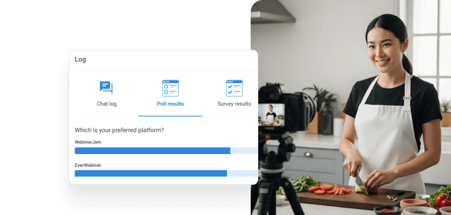 Instructor hosting a live training session online, highlighting how webinars can be automated into evergreen sales systems.