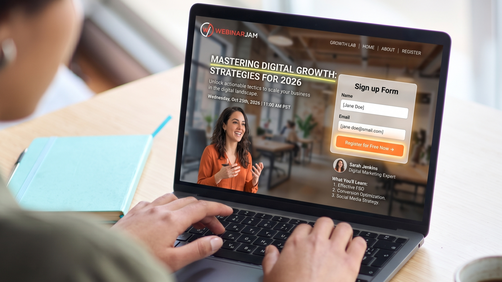 How to Build a Webinar Landing Page That Actually Gets People to Sign Up