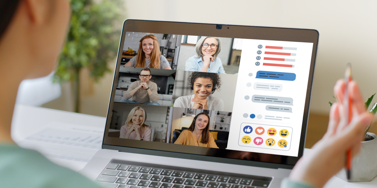 Coach hosting a webinar that converts attendees into paying clients
